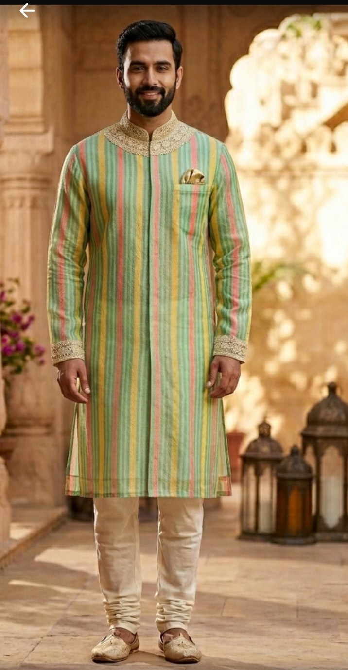Kurta pajama with embroidary